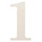 Good Wood By Leisure Arts Letter 9.5" No 1, Wooden Letters, Wood Letters, Wooden Letters Wall Decor, Large Letters 9.5 Inch, Small For Crafts